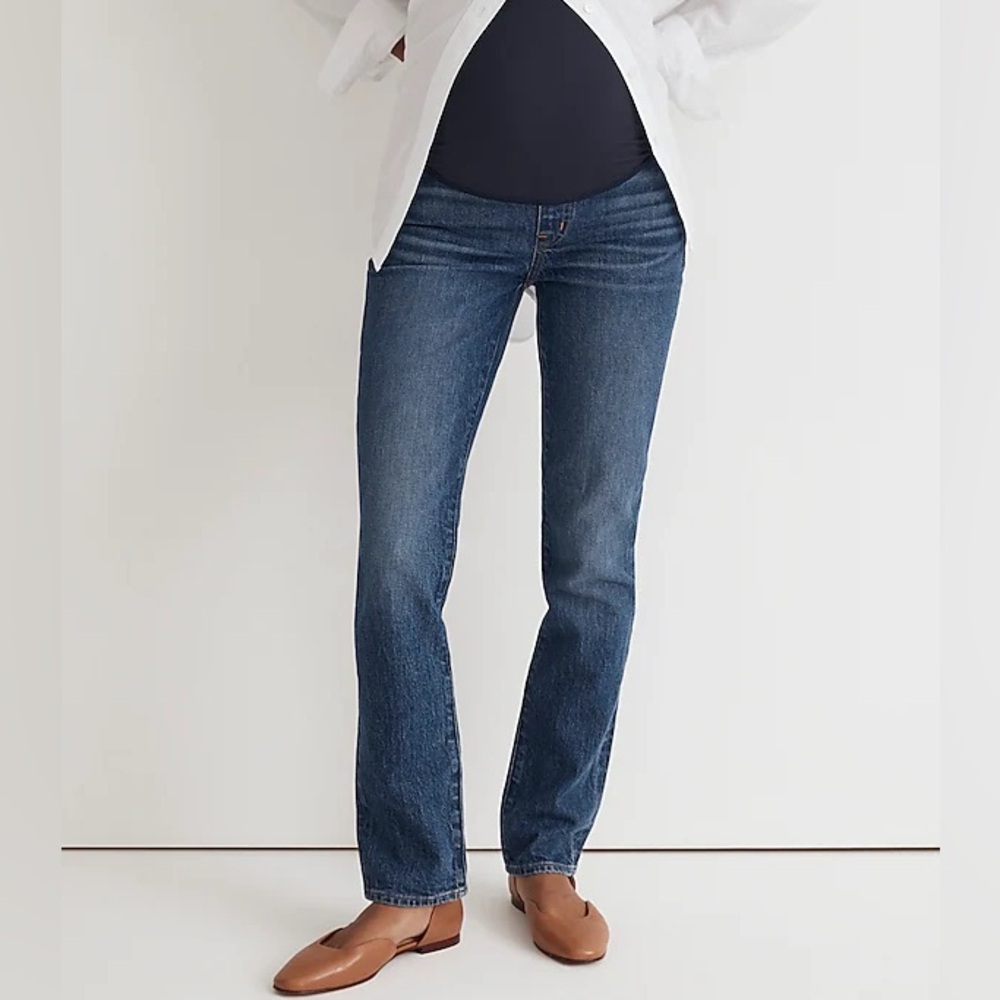 Madewell: The Maternity Over-the-Belly Perfect Vintage Jean in Decatur Wash